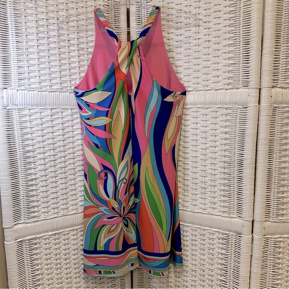 R & K Floral Sleeveless Dress M - Picture 6 of 6